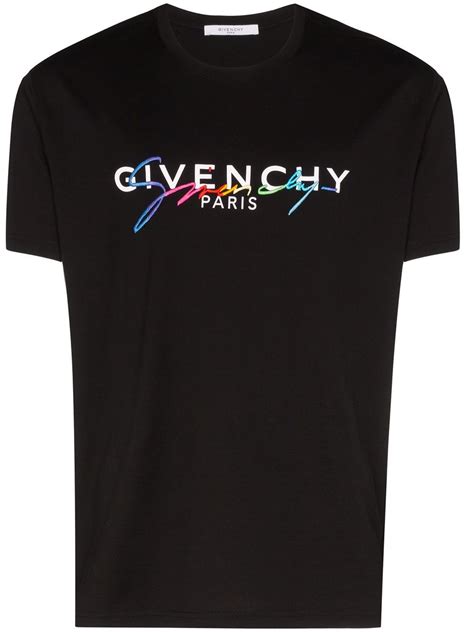 givenchy paris embroidered logo t-shirt|givenchy t shirt price in south africa.